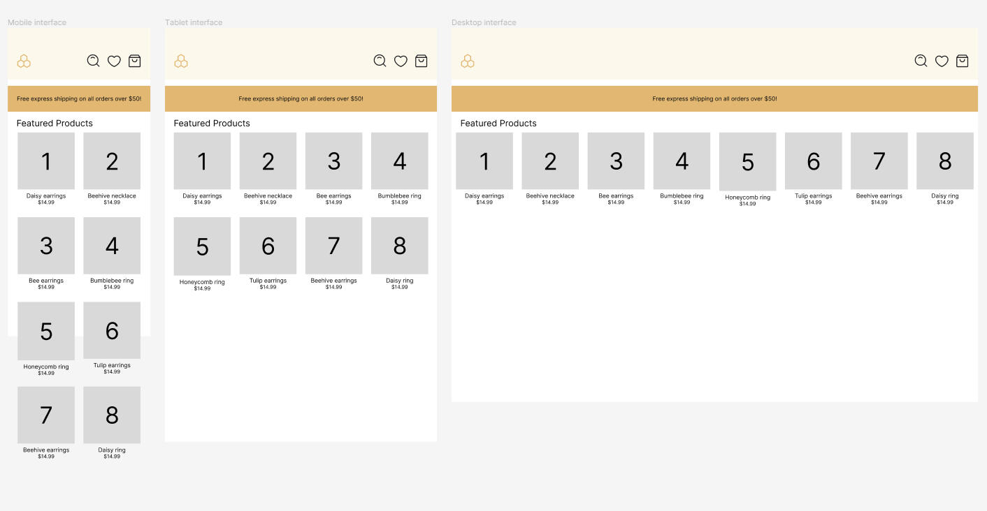 First iteration of BeeJeweled