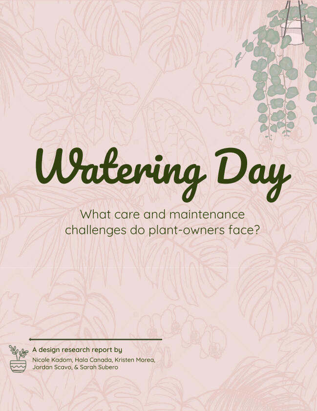 Watering Day Research Report